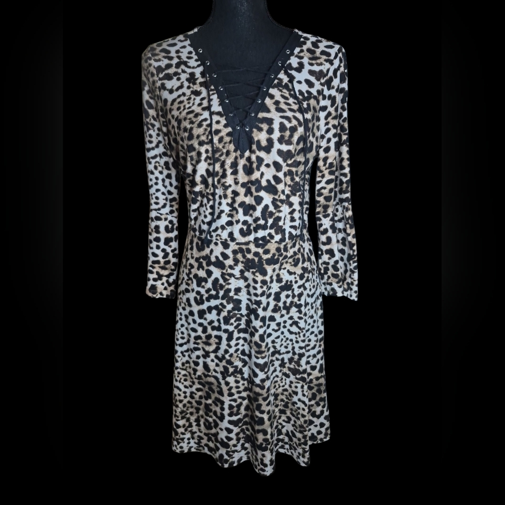 Walk on the Wild Side! No Comment Leopard Print Dress - XL